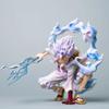 One Piece Gk Squatting Lightning Sun God Nikalufei Second Class Fruit Awakening Anime Handmade Model Ornament