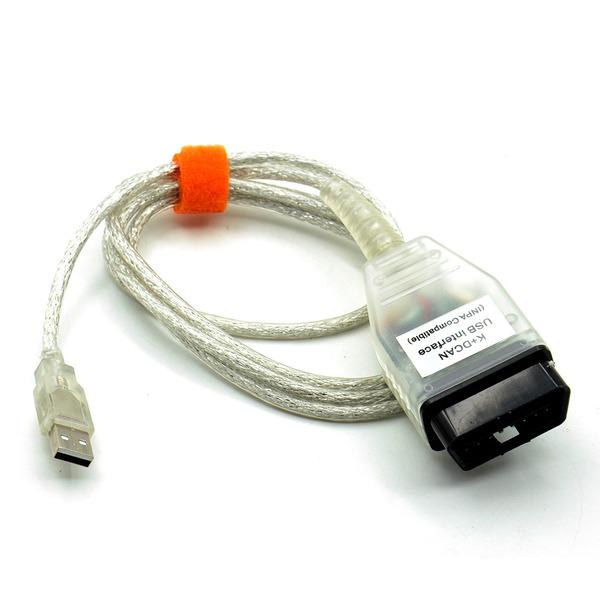 2018 VSTM pro BMW INPA K+CAN K CAN INPA s čipem FT232RL s přepínačem pro BMW INPA K DCAN USB kabel rozhraní s 20PIN pro BMW
