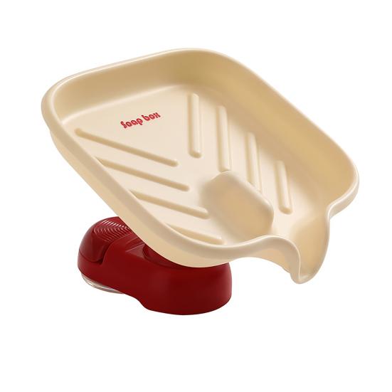 Suction Cup Soap Holder Adjustable Angle Soap Tray Punch-Free Installation