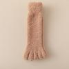 Winter Coral Fleece Five-Toe Socks – Thickened Warm Sleep and Floor Socks for Men and Women