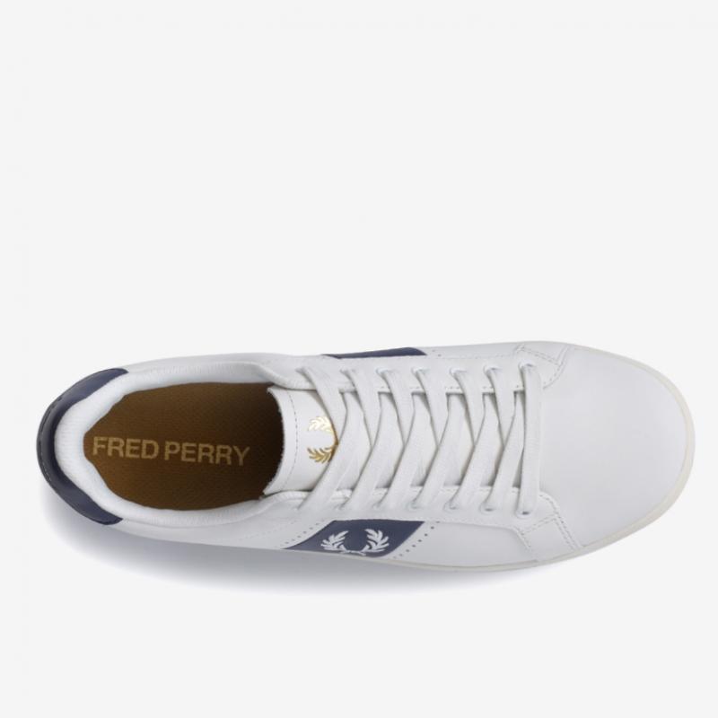 Fred Perry Unisex Sneakers Leather Puff Branded B721