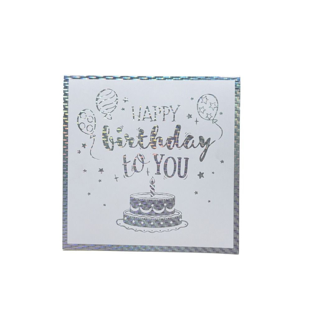Fireworks Effect Happy Birthday Card Musical and Light Birthday Cake Postcards  Birthday Gift