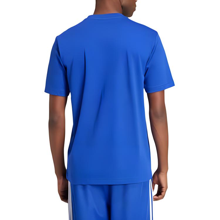 adidas T-Shirt Herren Halbtransparent Blau IZ3058