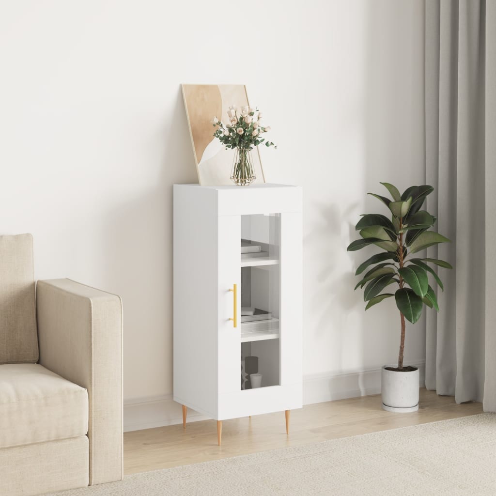 Sideboard in White 34.5 x 34 x 90 cm Particleboard