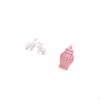 Elegant Elephant Porcelain Sculptures Unique Tabletop Decoration Animal Figurines with Floral