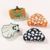 1Pc Halloween Glow-In-The-Dark Ghost Pumpkin Clip Cute Funny Hair Clip Shark Clip Women'S Hair Accessories