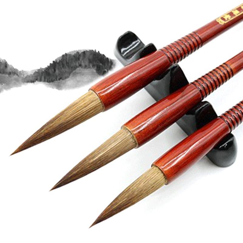 W89C Chinese Traditional Calligraphy Wolf Brush Pen Sumi Drawing Brush Art Stationary
