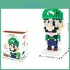 Super Bros Mario Themed Plastic Toy Character Assemble Building Blocks Gift Kid