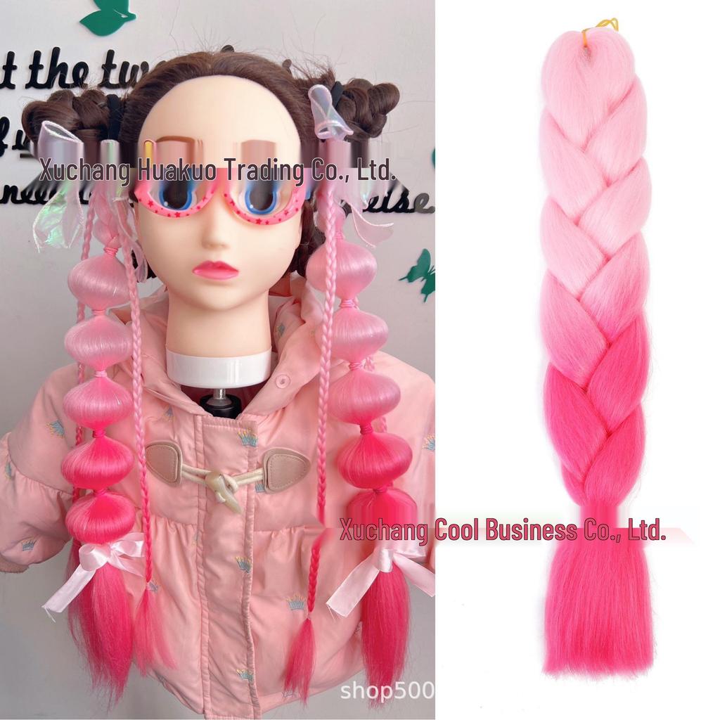 Three, Four, Five-Color Gradient High-Temp Fiber Jumbo Braid Material