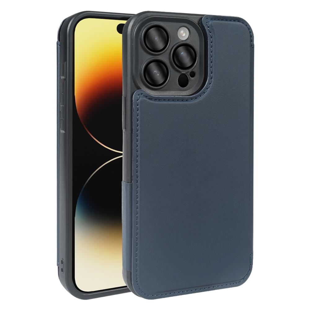 Für iPhone 14 Pro Max Magnetische Hülle RCS Umweltfreundliche Klapphülle mit Ständer RFID-Blockierung