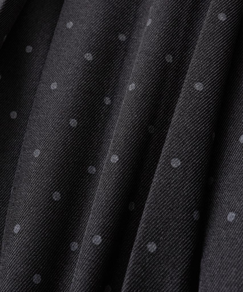 Lougeu Dot Chiffon Layered Skirt_Black