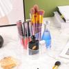 Multifunctional Desktop Cosmetic Storage Box Large Size Plastic Stationery Sorting Box Transparent Pen Holder Home Office