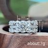 Xiaomi Huitan Exquisite Luxury Cubic Zirconia Proposal Ring for Women Fashion Delicate Bridal Wedding Band Jewelry Accessories Gift