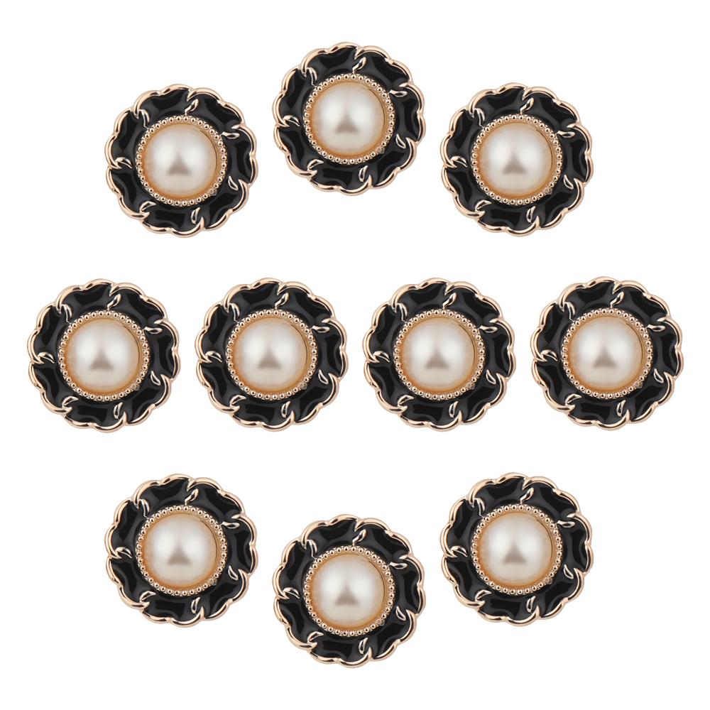 10Pcs Handmade Ornaments DIY Decoration Shirt Buttons Pearl Buttons Sewing Accessories Needlework