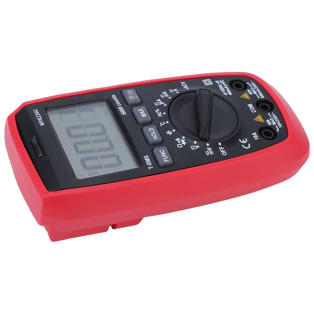 Digital Multimeter ABS Housing Industrial Grade Reading Electrical Voltmeter Tester for Equipment Testing