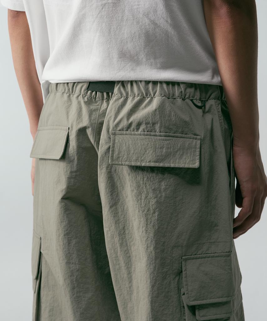 MUSINSA STANDARD [City Leisure] Side Zipper Cargo Pants [Light Khaki Grey]