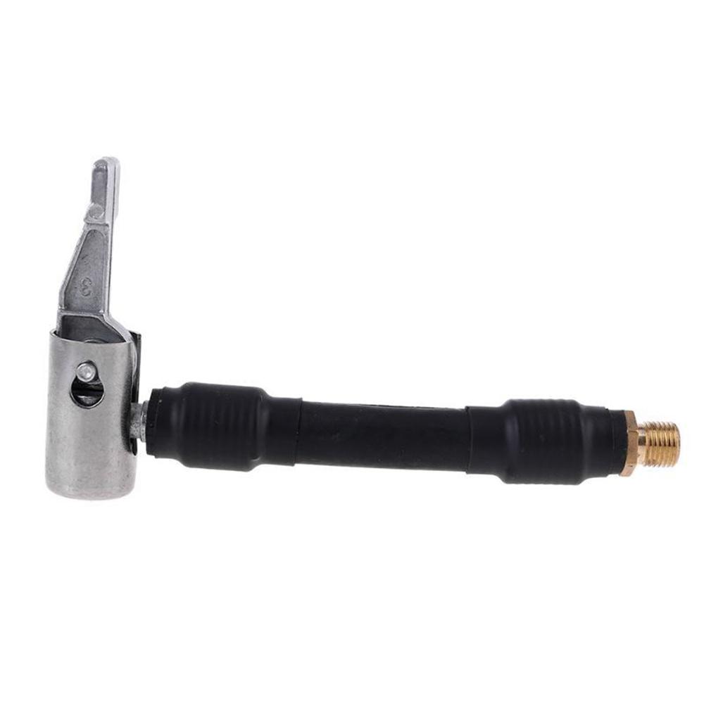 Pompe gonflage pneu voiture Adaptateur tube d'extension Tuyau gonfleur d'air Connexion air pneu à visser Mandrin de blocage Vélo Moto