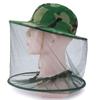 Camouflage Fishing Cap with Insect Protection and Wide Brim