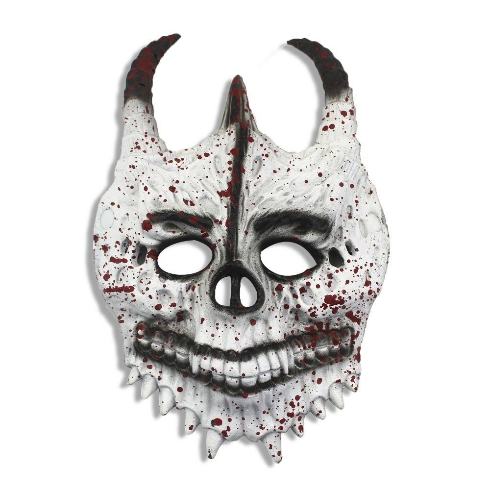 Realistic Full Head Skull Mask Full Head Stage Performance Props Halloween Mask  Masquerade
