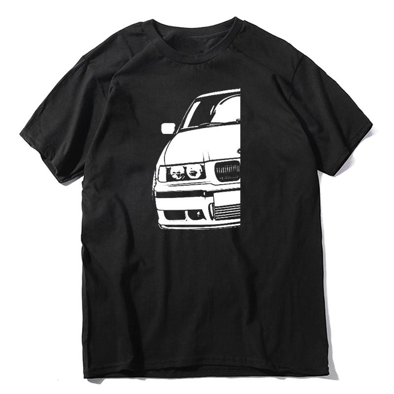 

2026Tee Classic Cotton Fitness Men s TShirts Black Cool Automotive Car for Turbo E30 E36 E46 Anime Plus - Men s Summer Cotton... S