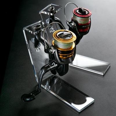 Amenist Spinning Reel Acrylic Display of 2 Reel Stand, (Set Stands) 004-310