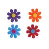 100pcs Felt Cloth Flower Applique Stickers Mixed Color Petal Stickers Children DIY Scrapbook Decoration DIY Hair Clips Daily Toy