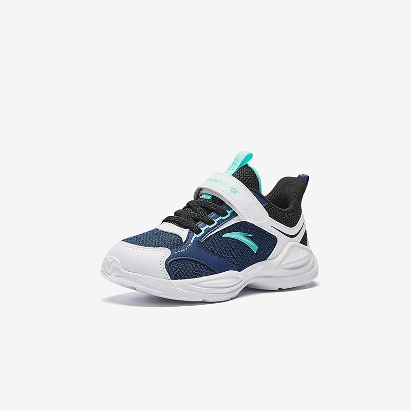 Anta Kids Synthetic Leather Fabric Trendy Fashion Comfortable Versatile Breathable Lightweight Shock Absorbing Low Top Running Shoes A12519933