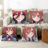TQQ MMiku NNakano Verschiedene Größen Quadratische Kissenhülle für Auto Haus Schlafzimmer Dekor