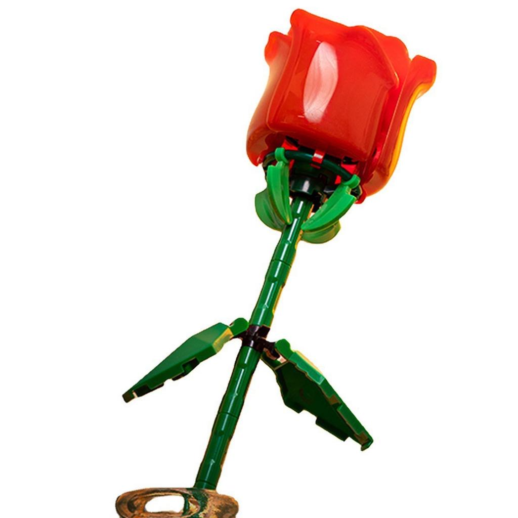 Valentine'S Day Rose Building Blocks Immortal Bouquet Puzzle Puzzle Pieces Toy Toy Gift Decorations