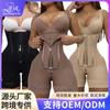 Women Steel Boned Tummy Control Butt Lifting Shapewear Bodysuit Hip Enhancing Body Shaper
