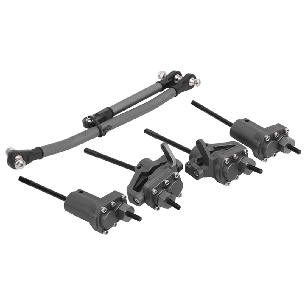 Rear Front Portal Axle WSteering Link Transmission Shaft Fit for Axial SCX10 II 90046 90047 RC