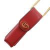 Lipstick Case Other Accessories 615998 Double G Pendant Red Calfskin Women Used