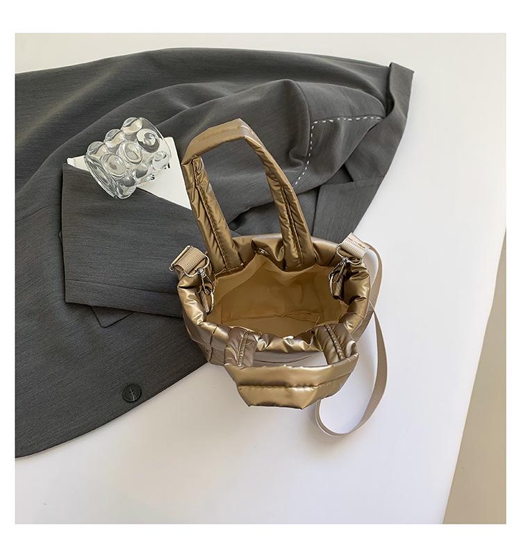 Dames Gewatteerde Katoenen Crossbody Tote Tas