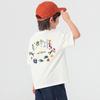 Boys' Cool Cotton Forest Camping Print Short Sleeve T-Shirt