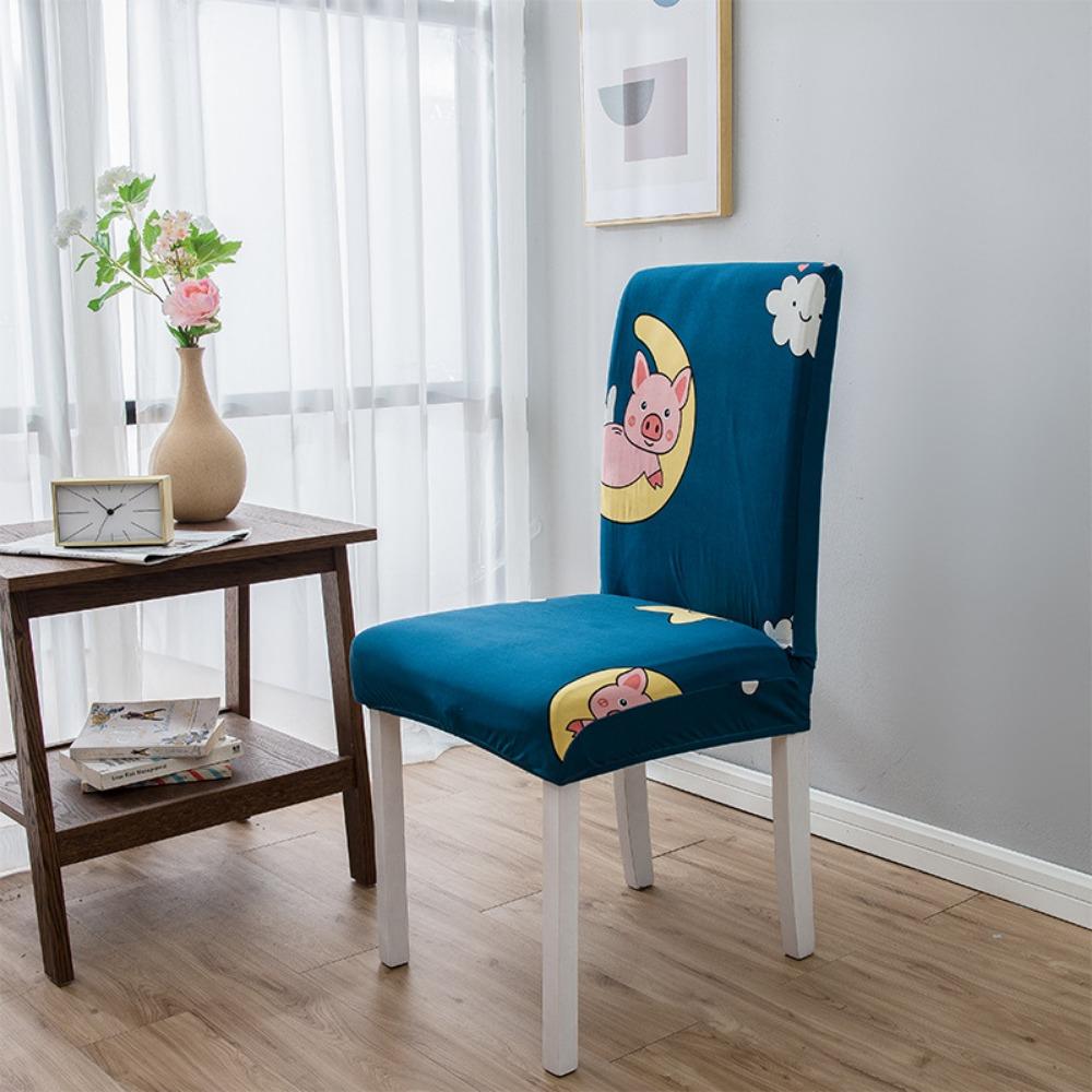 Chair Cover Full Set Dining Chair Covers Washable Stretchable Universal Fit for Home Office Restaurant
