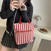 Shopping Bento Canvas Bag Women's Portable Women's Canvas Hand Bag Fashion Bag Literary Canvas Bag Cloth Bag