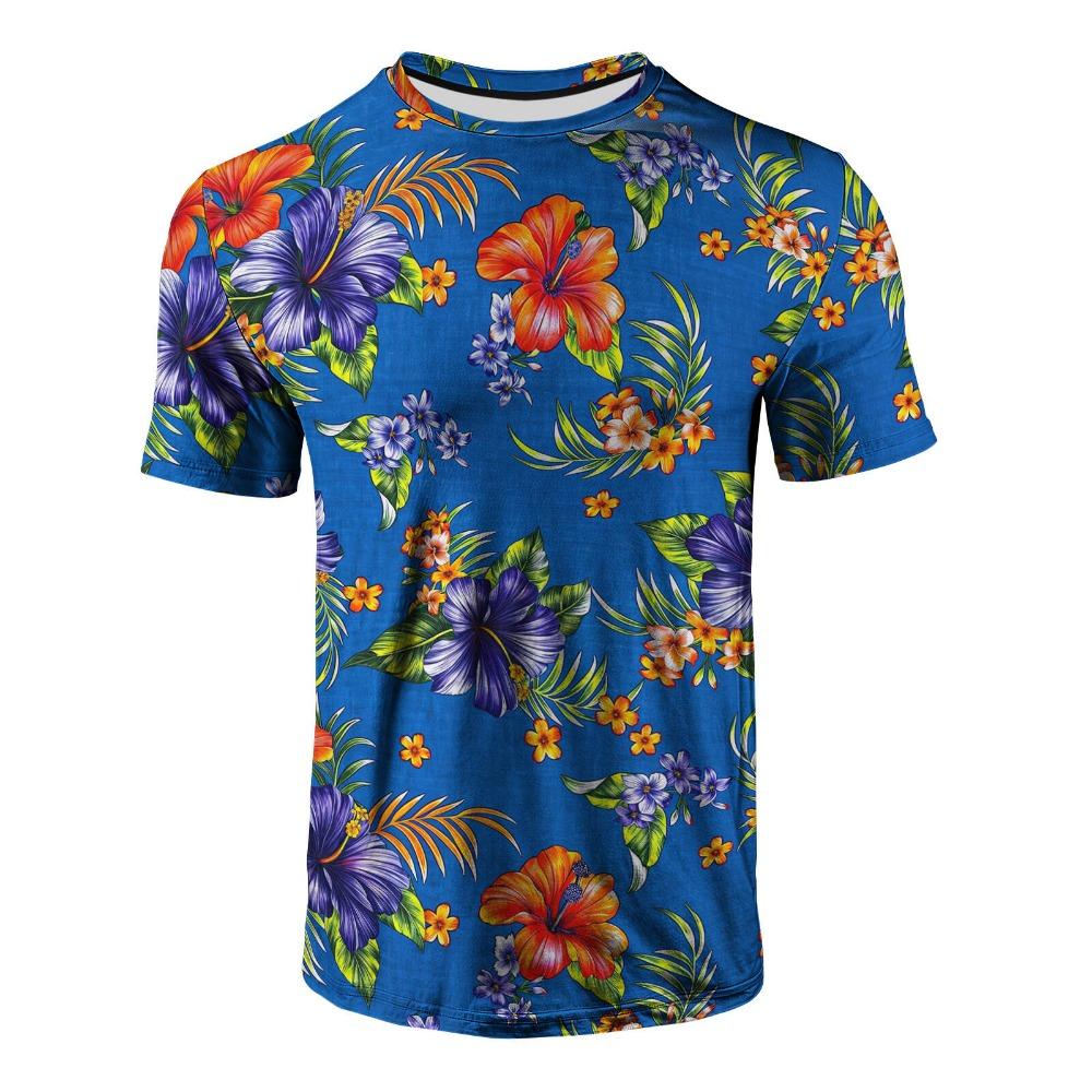 Erkek Hawaii 2025 Y2k Moda Tişört Sokak Harajuku Retro Yazı Baskılı Günlük Üst