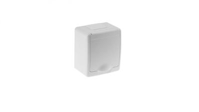 Beta Single Hermetic Socket, White, White Flap, Ip44 /D.3110Bg/1/