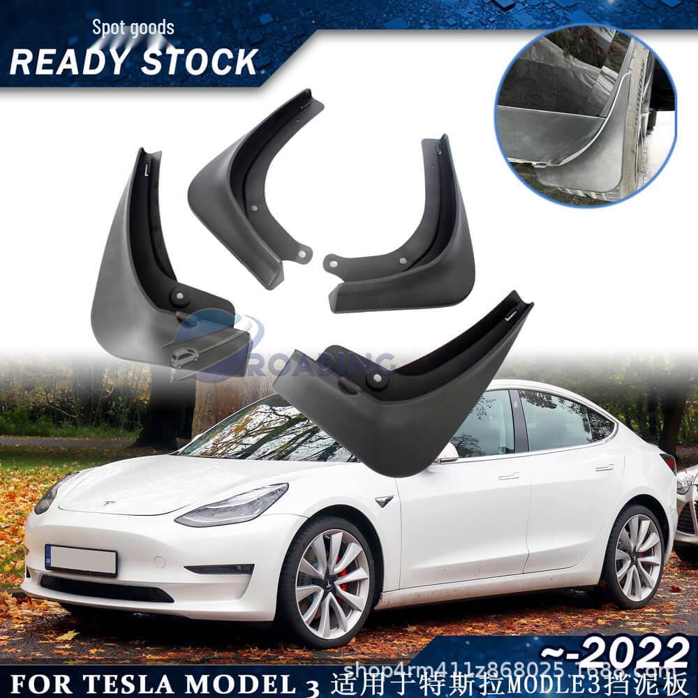 Tesla Model 3 (2016-2023) Car Mudguards & Mud Flaps 33x22x11 cm чёрный