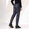 XueZhongFei Men's Autumn/Winter Loose Fleece Straight-Leg Pants X20131247F