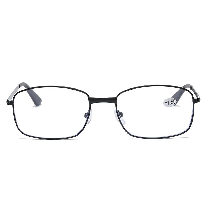 HH8005 Metal Frame Full-rim Designer Male Female Unisex Anti Blue Light Custom Logo Reading Glasses
