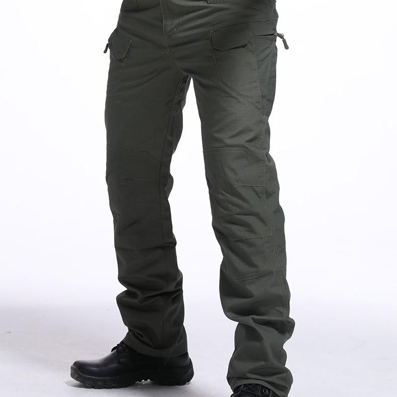 Plaid Scratch-Resistant Waterproof Tactical Cycling and Mountaineering Pants for Men