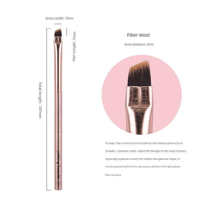 

YUTONG BEAUTE Rose Gold 18 Cangzhou Tools Makeup Brush Set Man-made fiber Rose Gold-Bangle Eyebrow Paint