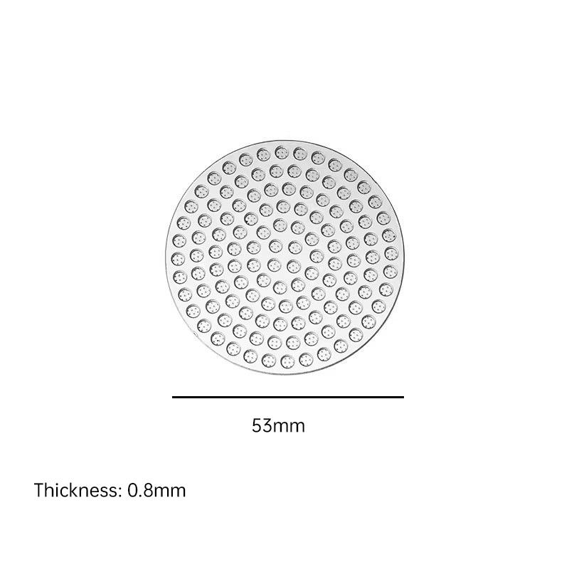 Filtro per caffè riutilizzabile da 51/53/58 mm, in acciaio inossidabile 304, a doppio strato, a maglia fine, accessorio professionale per caffè espresso
