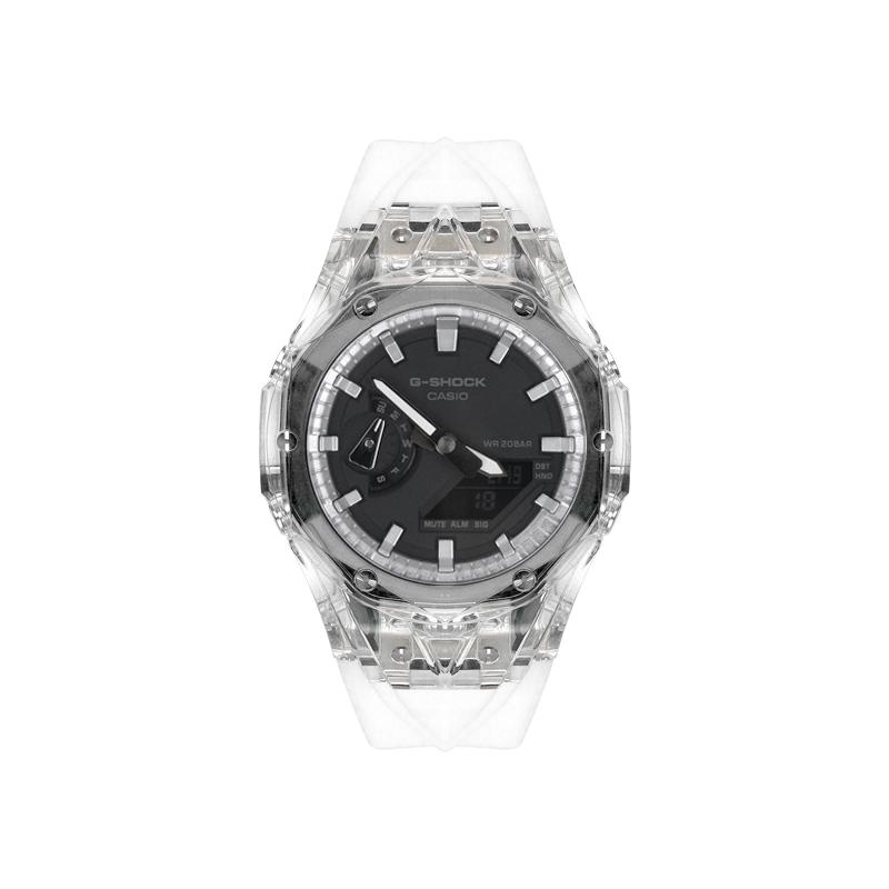 Casio Customized Watch Modified Series Summer Night Stars Trend Modified Waterproof Luminous Quartz Men and Women Same Sty YuBoBingChuanBai-GuangYin