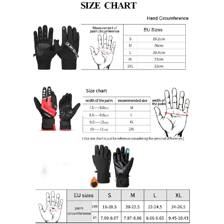 INBIKE Cycling Gloves for Men Women Warm Fleece Winter Biking Glove for Riding Bicycle Gloves Waterproof Touchscreen Accessories