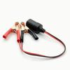 Car Battery Terminal Clip-on Cigarette Lighter Female Socket Car High Power Pure Copper Battery with Clip 12V 24V 220W Socket