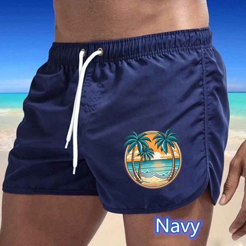 BBK-84 Summer New Men's Quick-Drying Swim Trunks Sports Pants Swimwear Beach Shorts Jogging Shorts Sports Creative Basketball Print