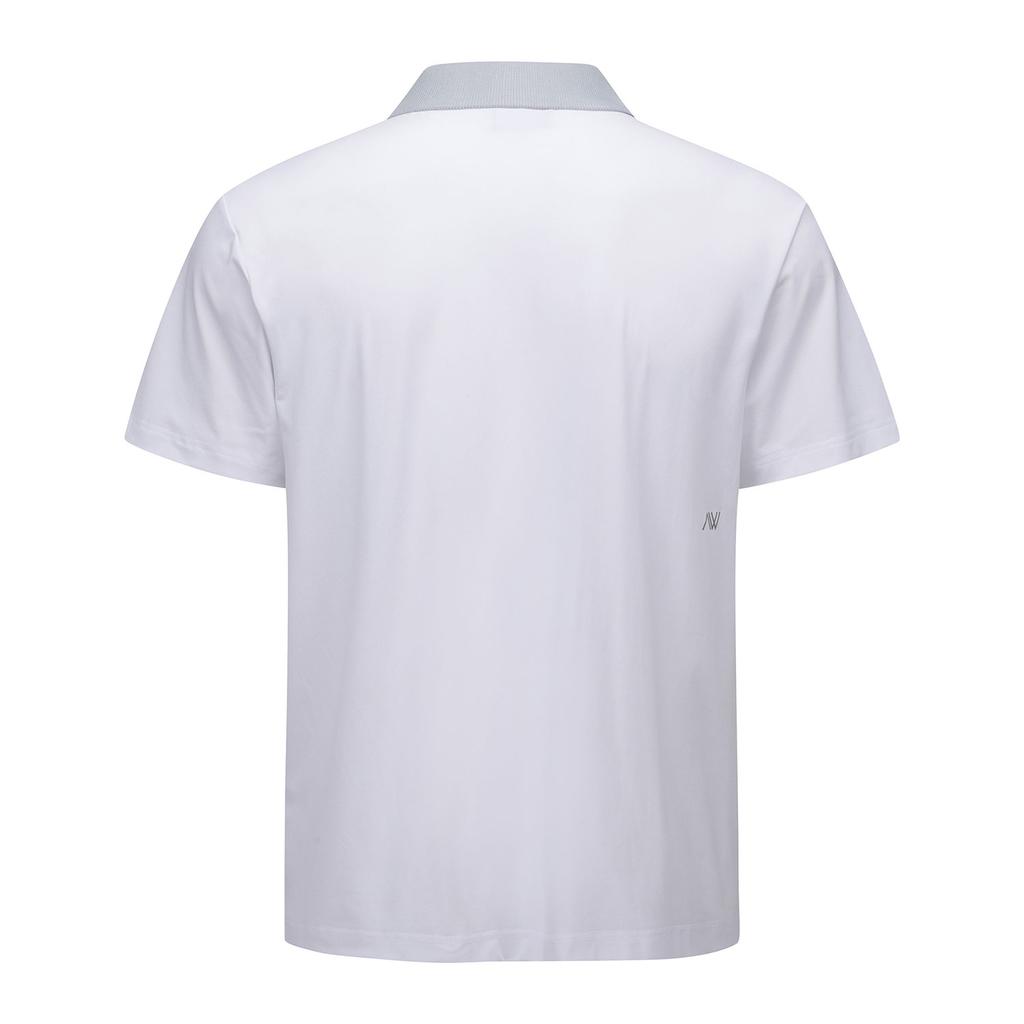 ANEW GOLF Men Collar Point Short T-Shirt_Wh