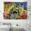 NNinja Turtles Printed Large Wall Tapestry Indian Buddha Wall Decoration Witchcraft Bohemian Hippie Decor Blanket